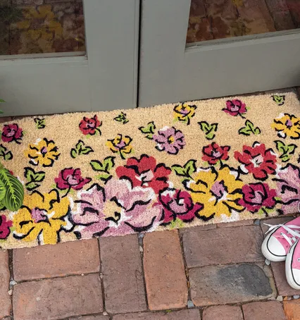 Sunny Posies Estate Mat - Home Décor