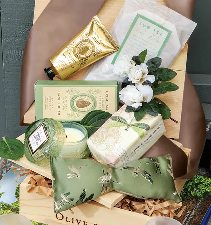 Lavender Dragonfly Spa Crate - Gifts For Her