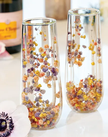 Artisan Floral Flutes - Mother's Day Gifts