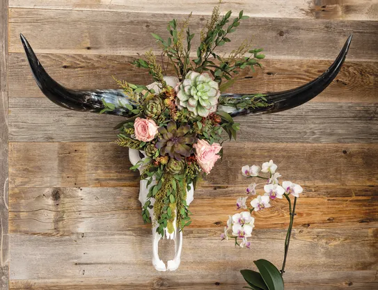Artisan Longhorn and Fleur - Home Decor