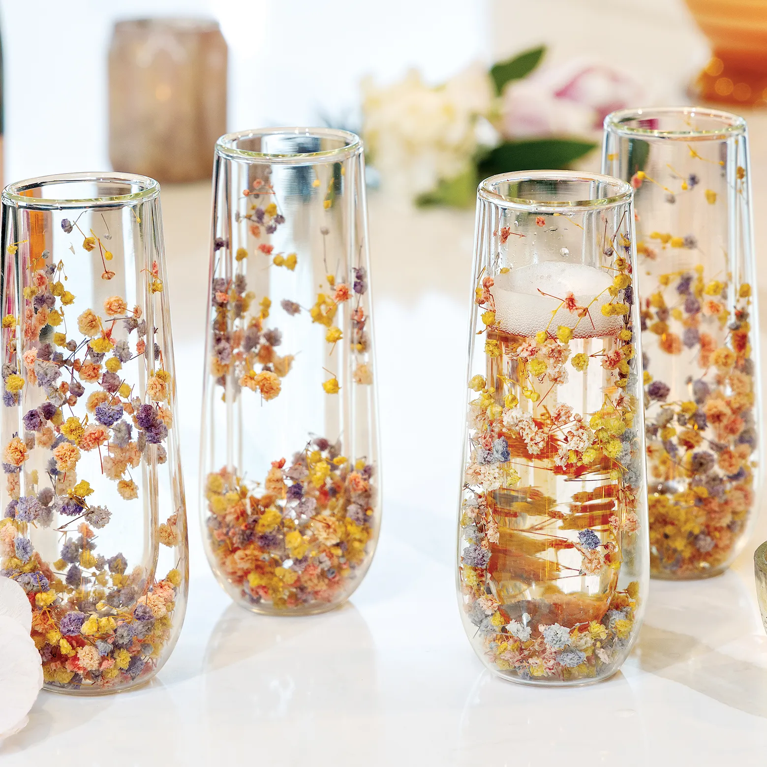 Artisan Floral Flutes