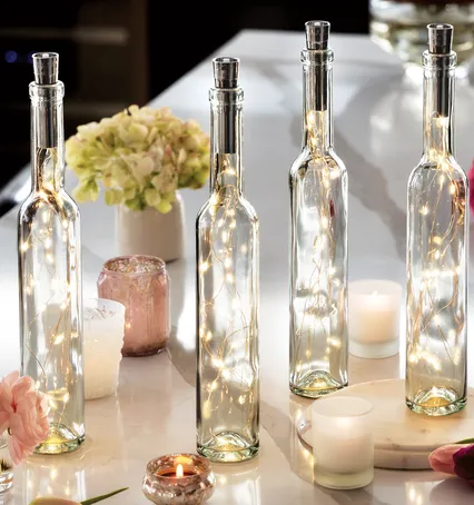 Twinkling Bottle Lights - Home D&eacute;cor