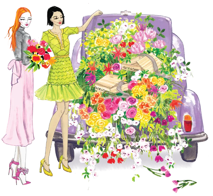 Olive and Cocoa - Summer Gifts Illustration