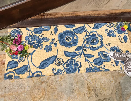 Indigo Fleur Grande Estate Mat