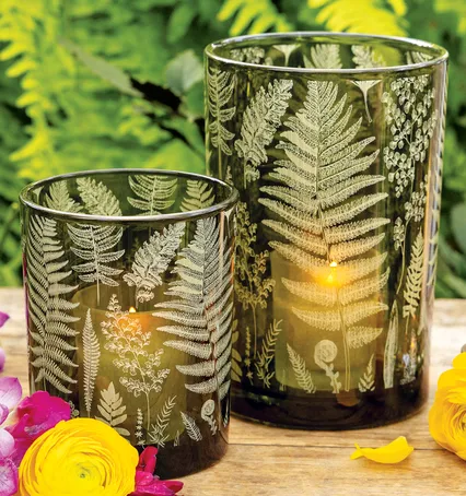 Emerald Fern Hurricanes - Gifts For The Home