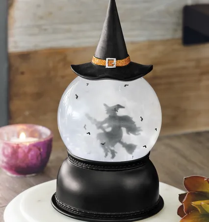 Flying Witch Snow Globe
