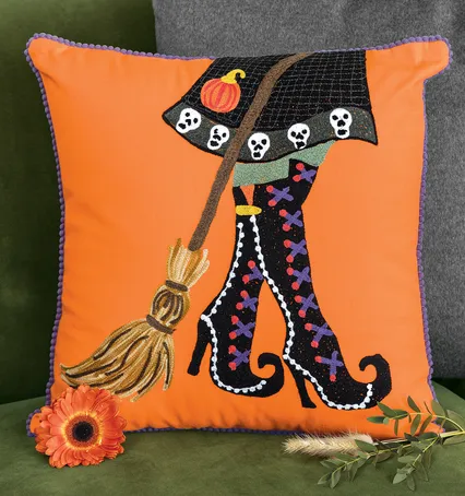 Uptown Witch Pillow