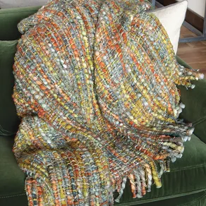 Chunky Fringed Throw