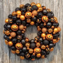 Halloween Ornament Wreath