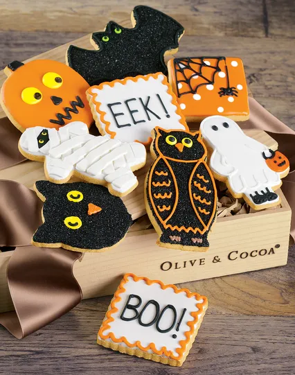 Spooky Frosted Cookies