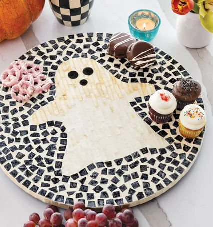 Ghostly Mosaic Lazy Susan