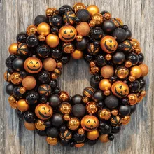 Halloween Ornament Wreath