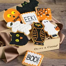 Spooky Frosted Cookies