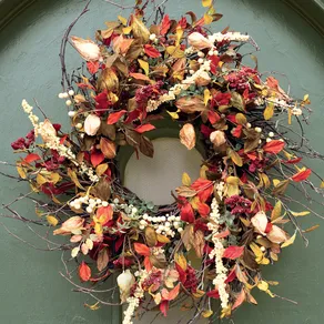 Fall Farmstand Wreath