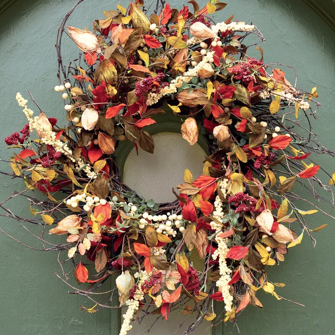 Fall Farmstand Wreath