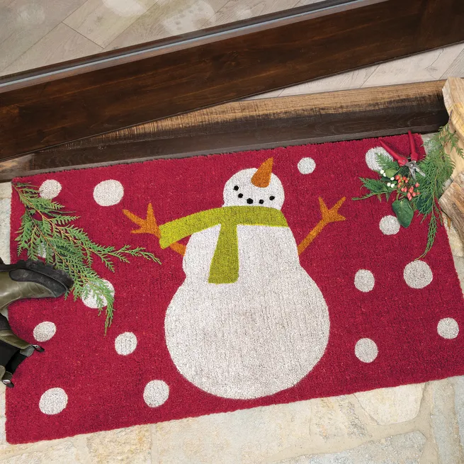 Jolly Snowman Estate Mat