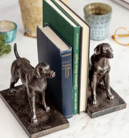 Loyal Hounds Bookends - Gifts For Him