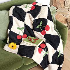 Checkerboard Cherry Throw