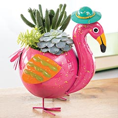 Adventure Flamingo Planter