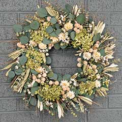 Preserved Hydrangea Wreath