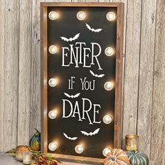 "Enter If You Dare" Marquee