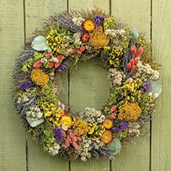 Flower Stand Preserved Wreath