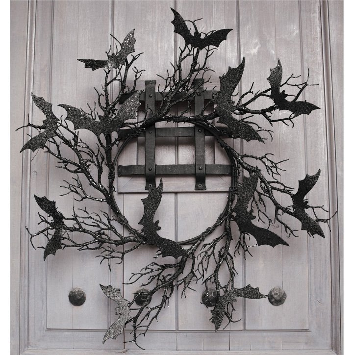 Twilight Bat Wreath