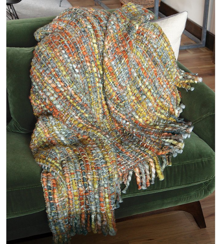 Chunky Fringed Throw