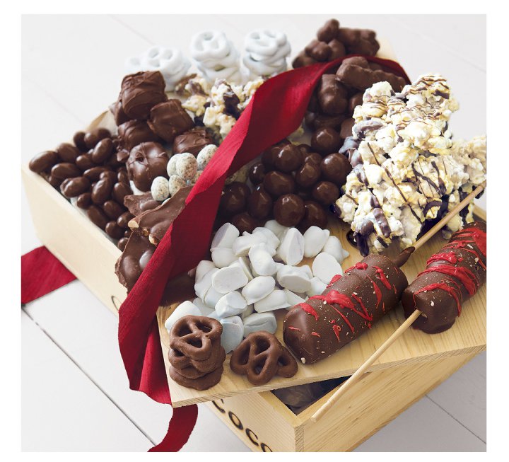 Lot's of Little Holiday Chocolates.