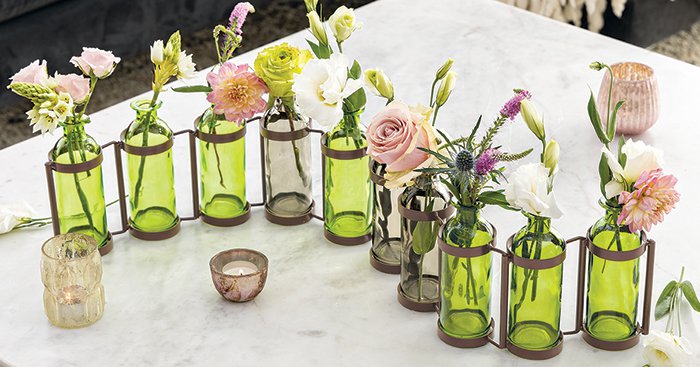 Farmhouse Serpentine Bottle Vase, the perfect Mother's Day gift idea for gardeners