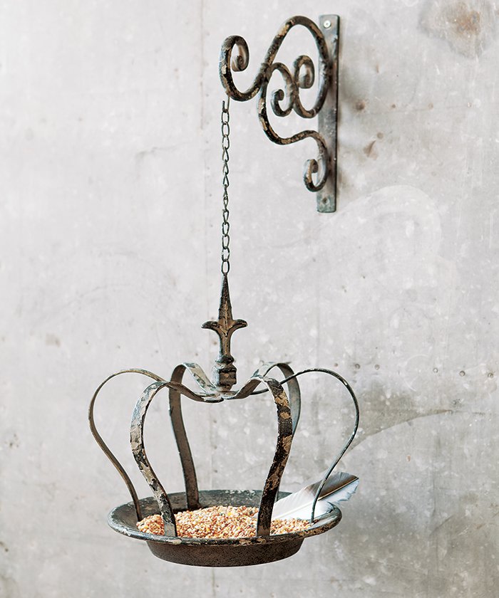 Antiqued Crown Bird Feeder, ideal bird gifts for mom