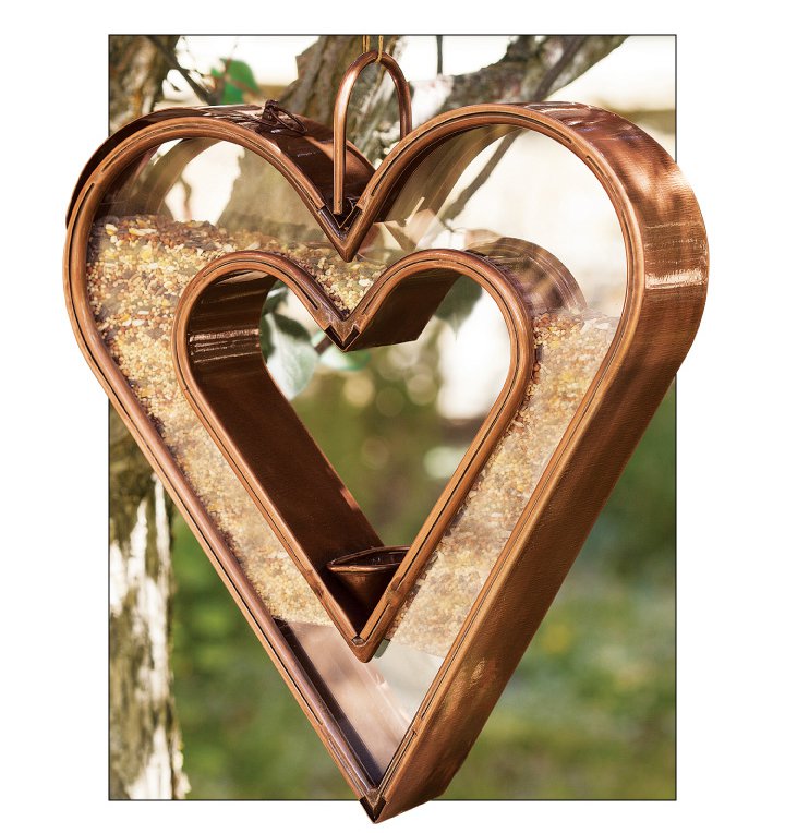 Heart Bird Feeder