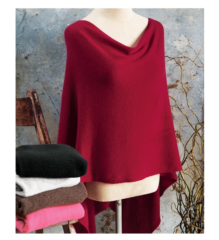 Cashmere Poncho