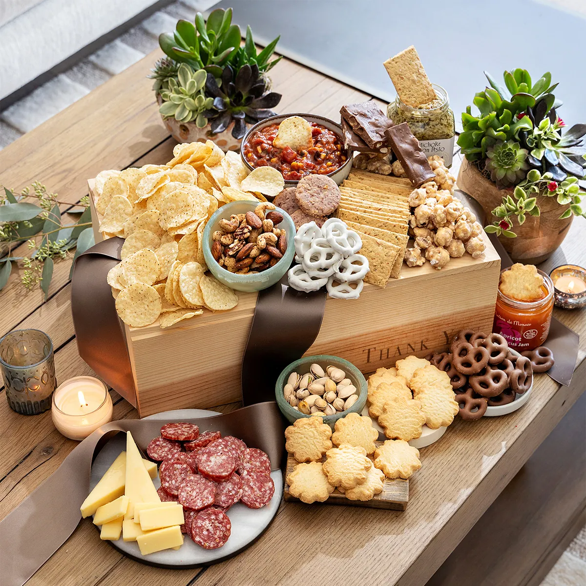 Thank you gift idea - Tastes for Everyone Thank You Crate