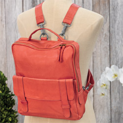 Sunset Grove Leather Backpack