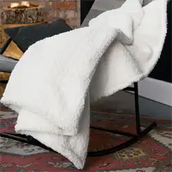 Snowy Luxe Winter Throw