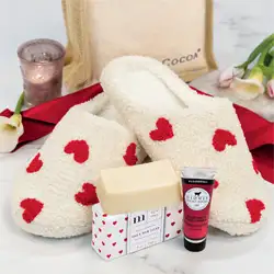 Heart Slipper Set