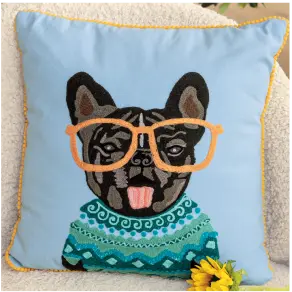 Hip Frenchie Pillow