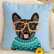 Hip Frenchie Pillow