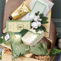 Lavender Dragonfly Spa Crate
