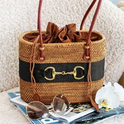 Charlotte Wicker Handbag