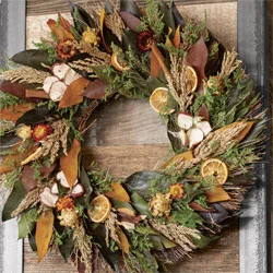 Harvest Bounty Preserved Wreath