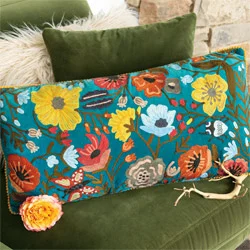 Dusk In The Garden Pillow