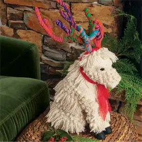 Boho Fringed Reindeer Pup