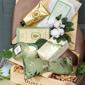 Lavender Dragonfly Spa Crate