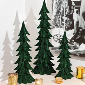 Velvet Evergreen Trees
