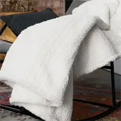Snowy Luxe Winter Throw