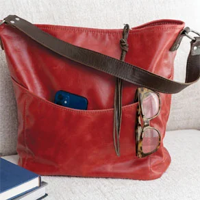 Roxbury Leather Hobo Bag