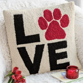 Love Dog Pillow