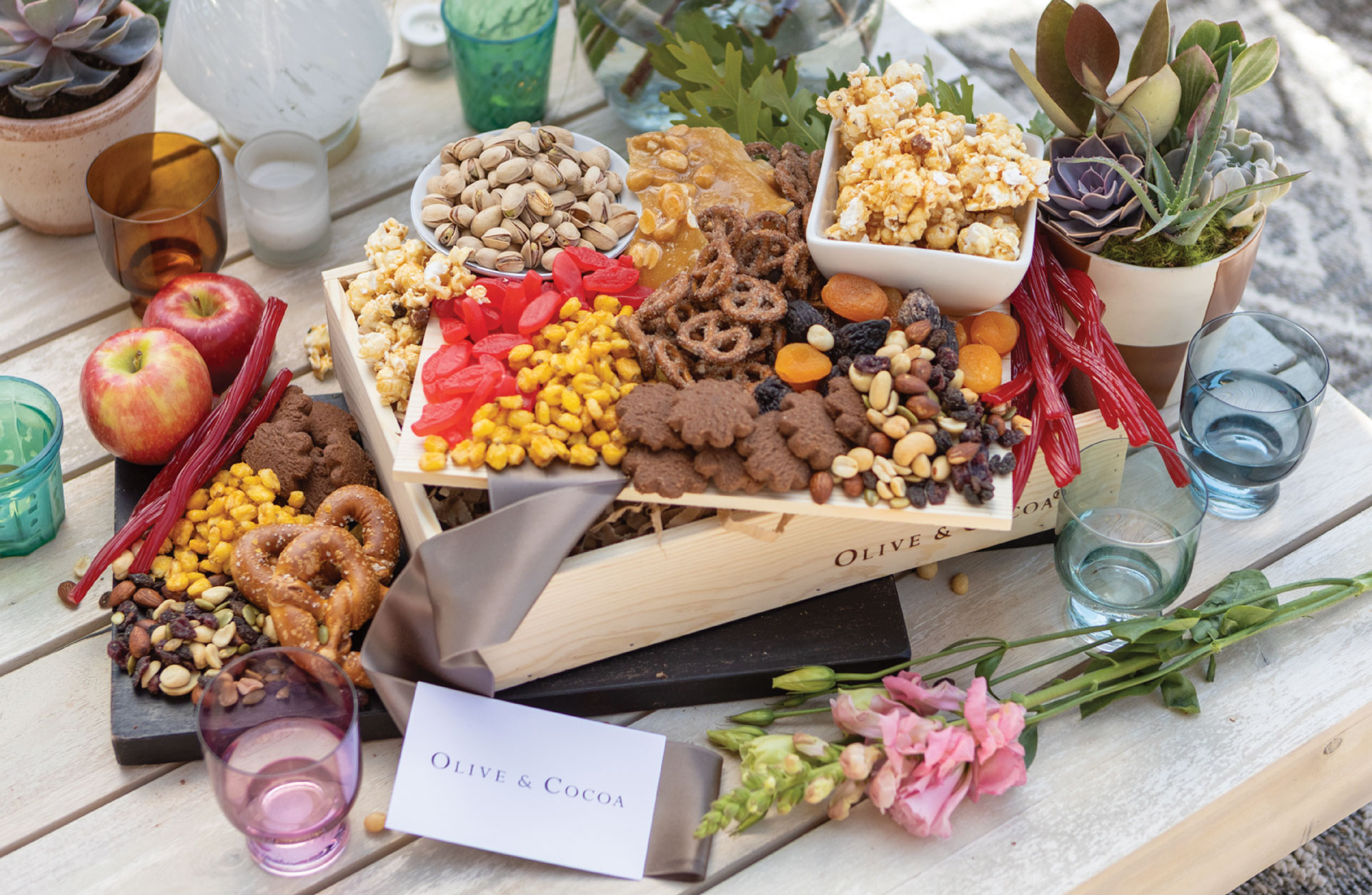 Unique Gift Baskets, Floral Arrangements, & More Gifts Olive & Cocoa